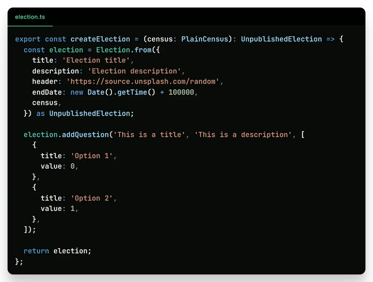 Developer tools and API